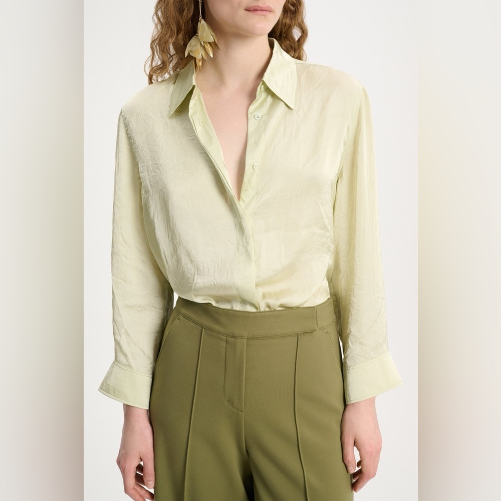 DOROTHEE SCHUMACHER TRANSPARENT FANTASY blouse Size 1 Size XS